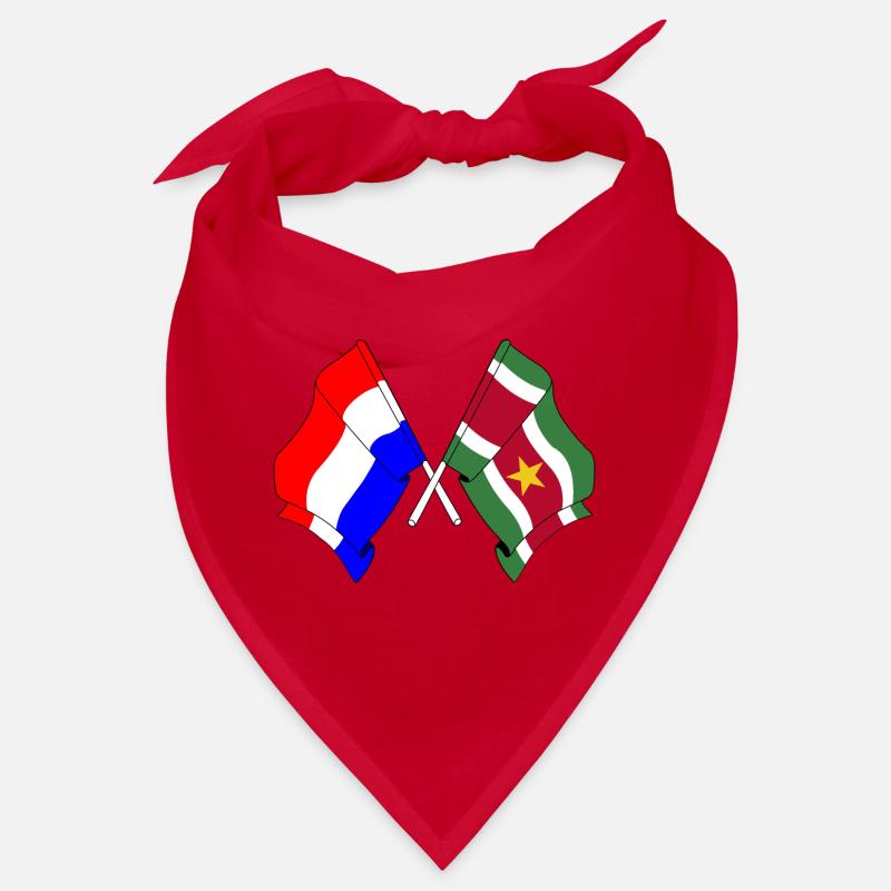Drapeau des Pays-Bas et drapeau du Suriname Bandana