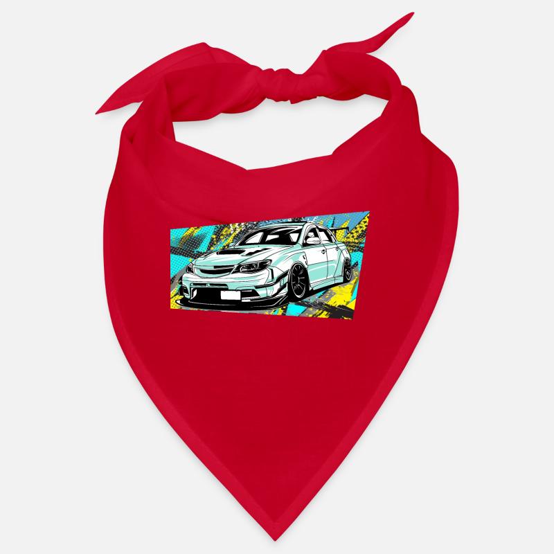 Car comic style Bandana