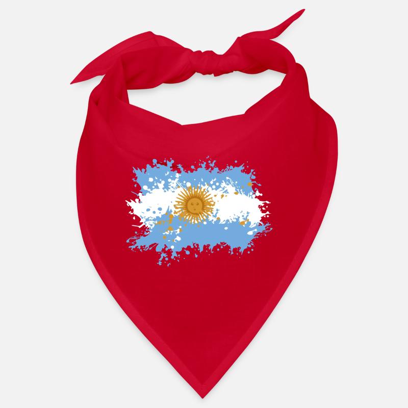 Éclaboussure du drapeau argentin Bandana