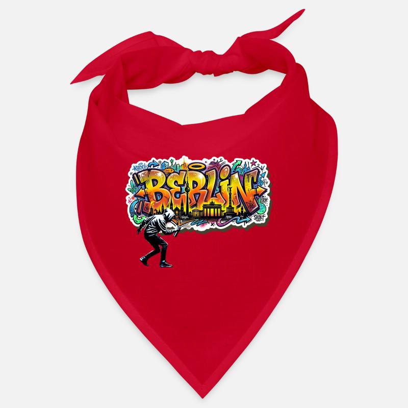 Style urbain urbain de la Skyline de Berlin Graffiti Bandana