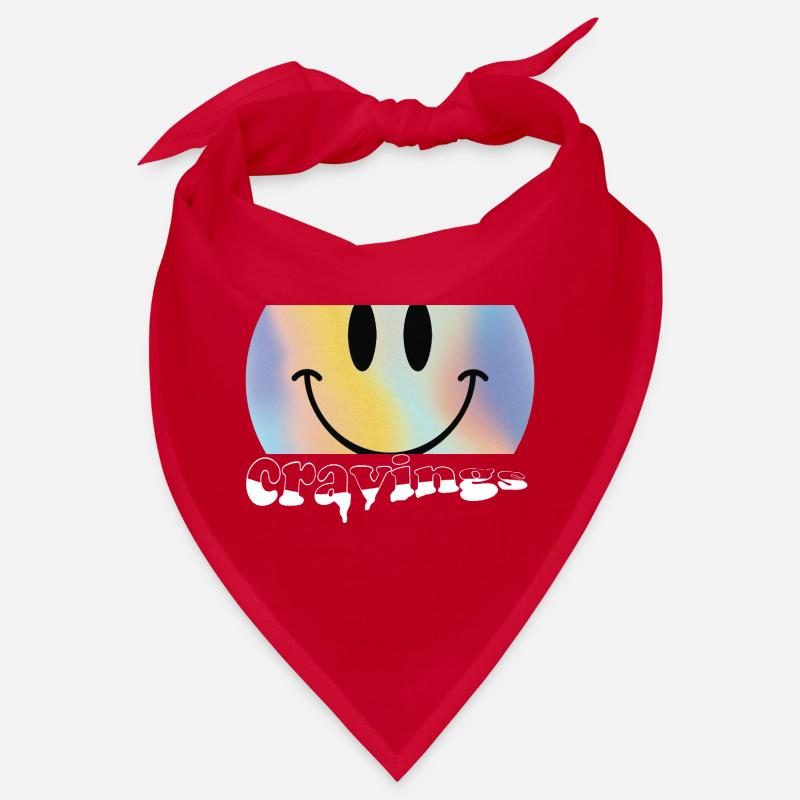 Tie-Dye Cravings Logo - Bandana - Rot