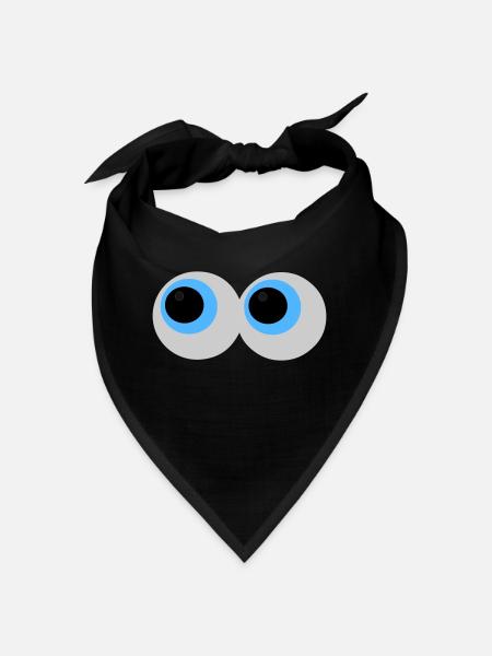 Augen zu - Bandana - Schwarz - Vorne