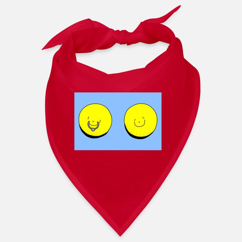 lemon light blue Bandana