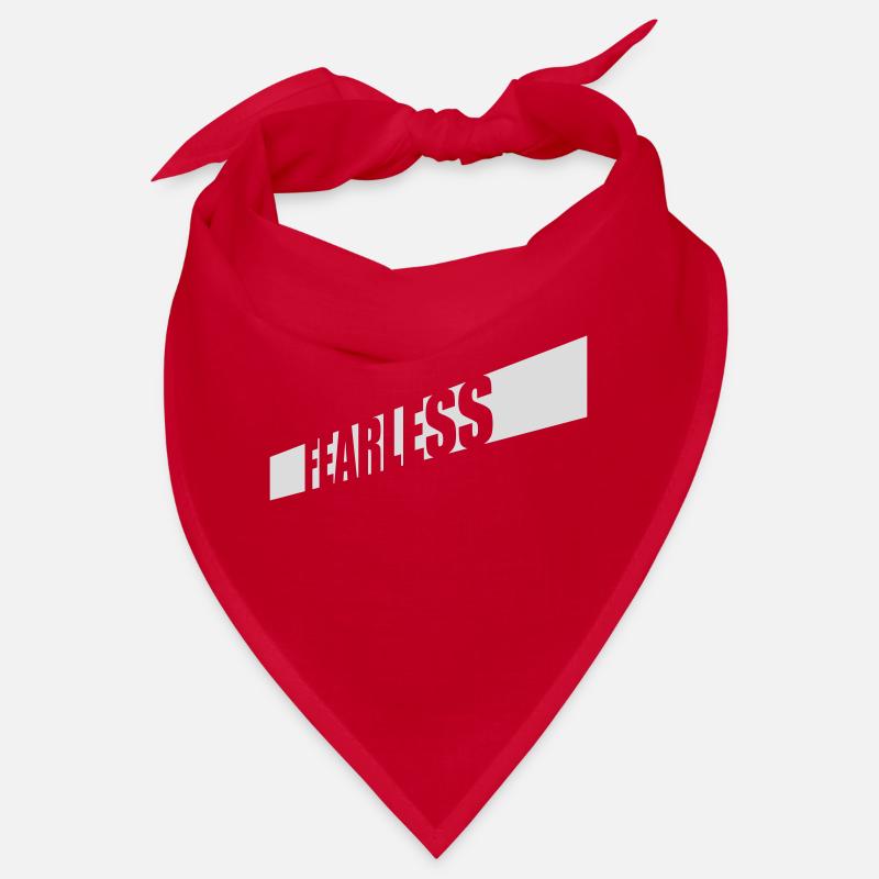 fearless Text Zitat Design Bandana