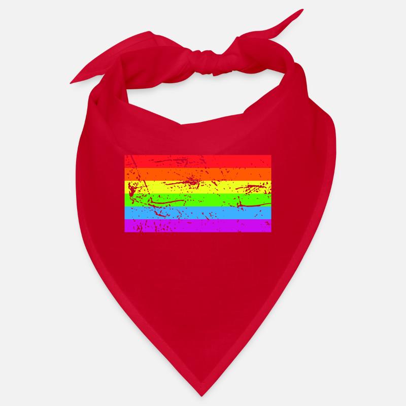 Drapeau arc-en-ciel Grunge Bandana