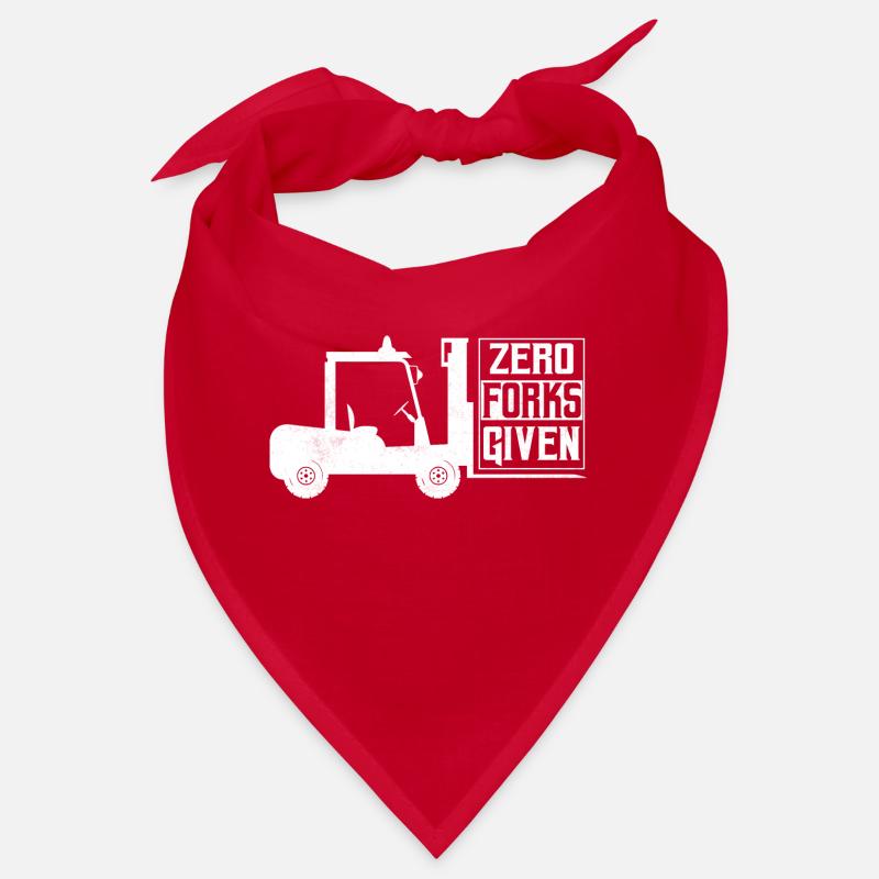 Zero Forks Given Forklift Forklifter Operator Bandana