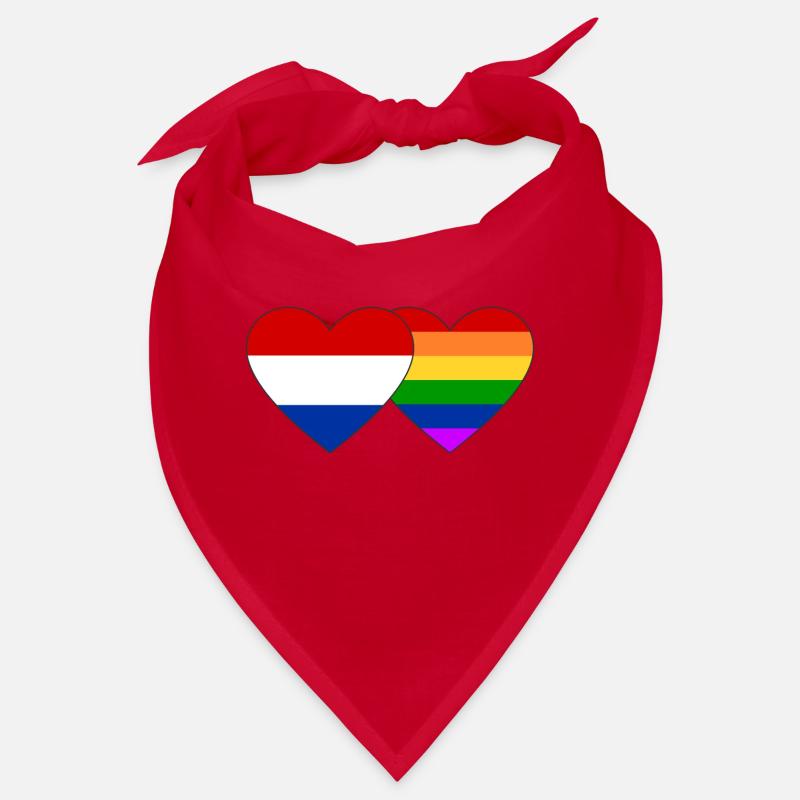 Drapeau arc-en-ciel de la Hollande Bandana