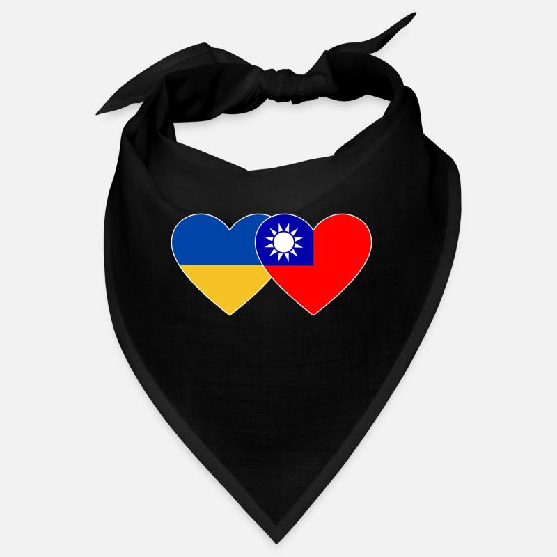 Drapeau de l’Ukraine Taïwan Bandana