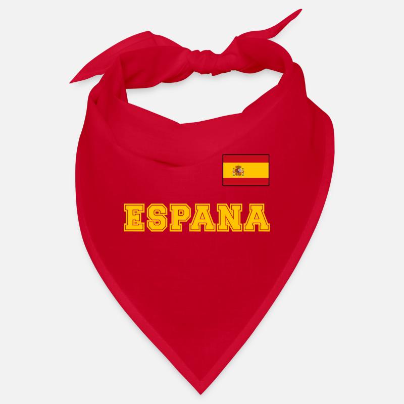 Look maillot de l’Espagne – ESPANA avec drapeau Bandana