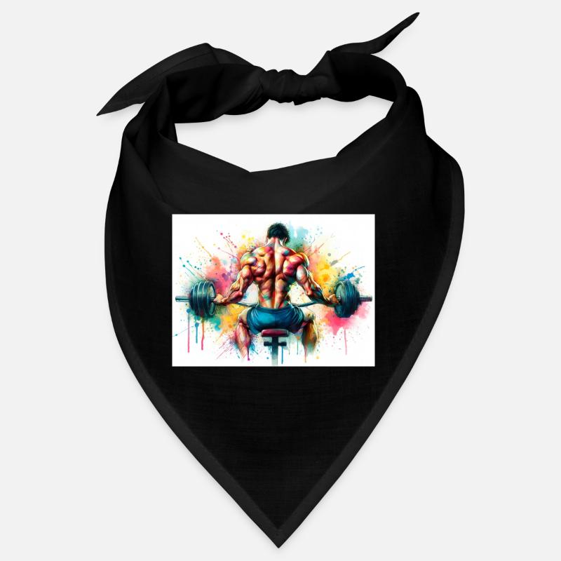 Haltérophile squat haltère Bandana