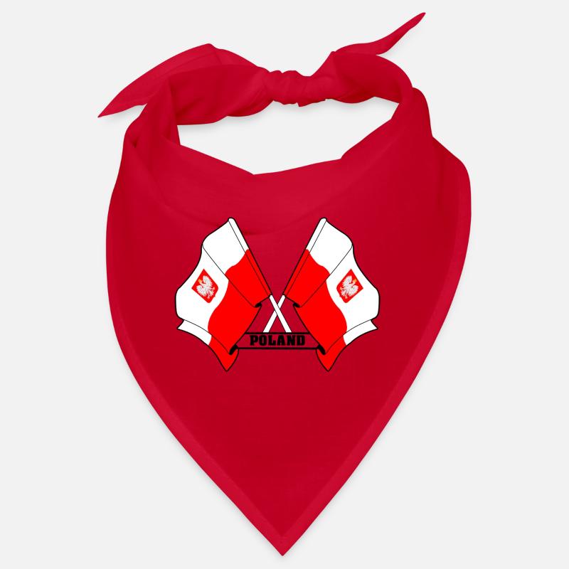 Polen kreuzte Flaggen Bandana