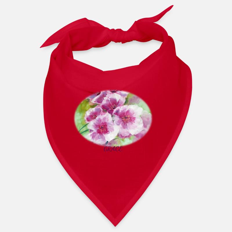 Grace - Vibrant Spring Blossom Ellipse Bandana