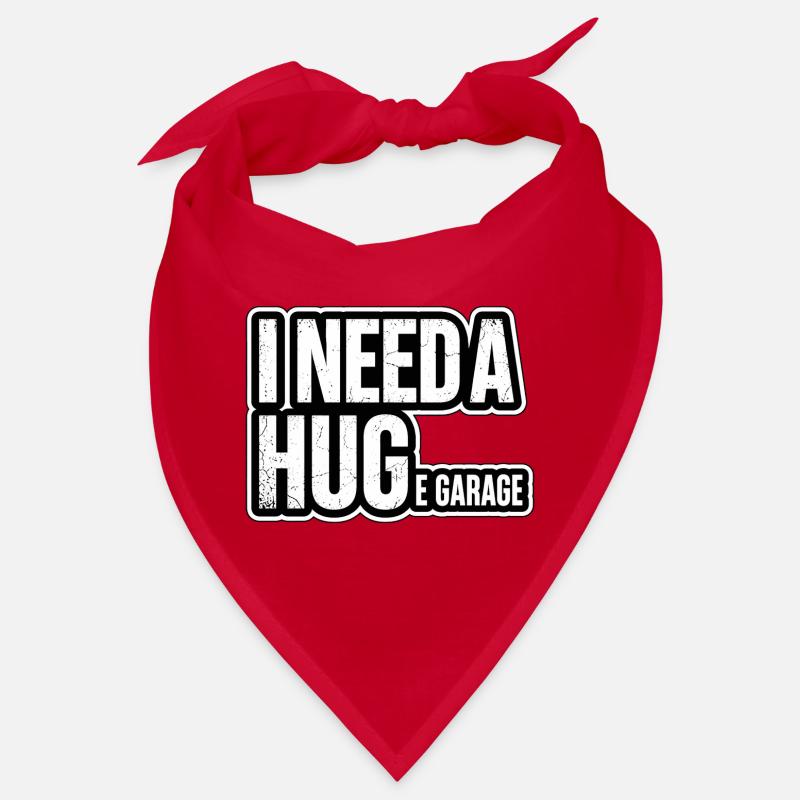 I Need A Huge Garage Schrauber Spruch Bandana