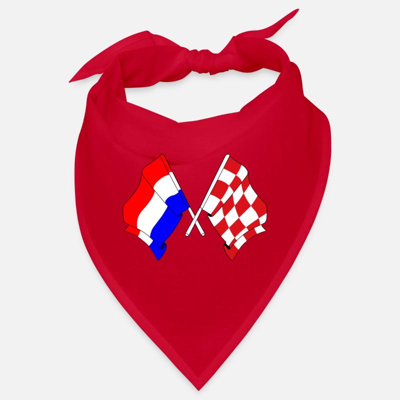Drapeau Pays-Bas, Brabant septentrional croisé Bandana