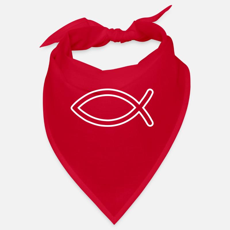Jesus Fish Symbol Bandana