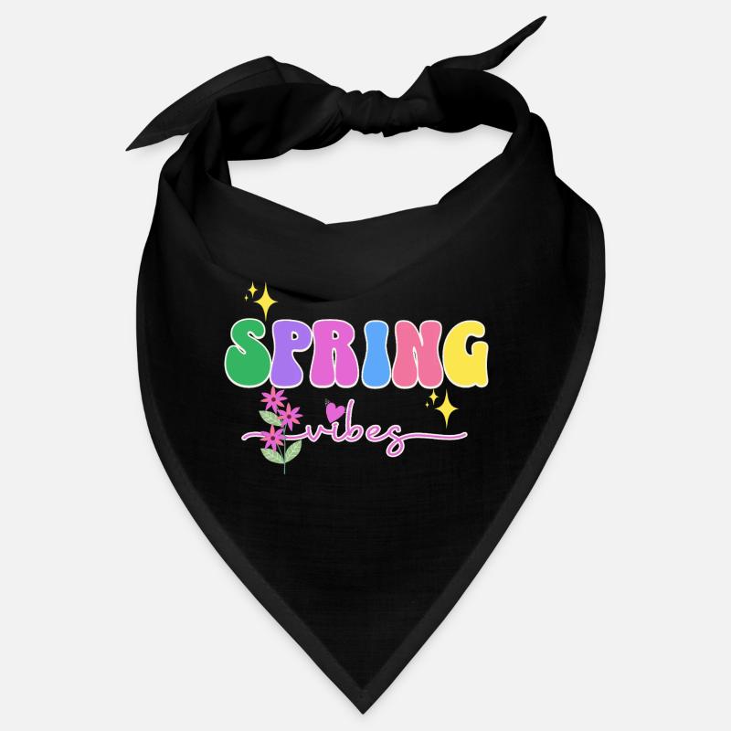 Spring Vibes: Bunte Blüten, Frühling Bandana