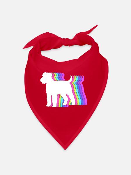 Wheaten Terrier - Bandana - Rot - Vorne