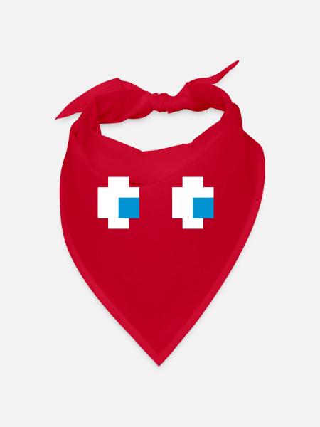 Ghost Eyes Ghost Eyes Comic Computer Game Console - Bandana - red - Front