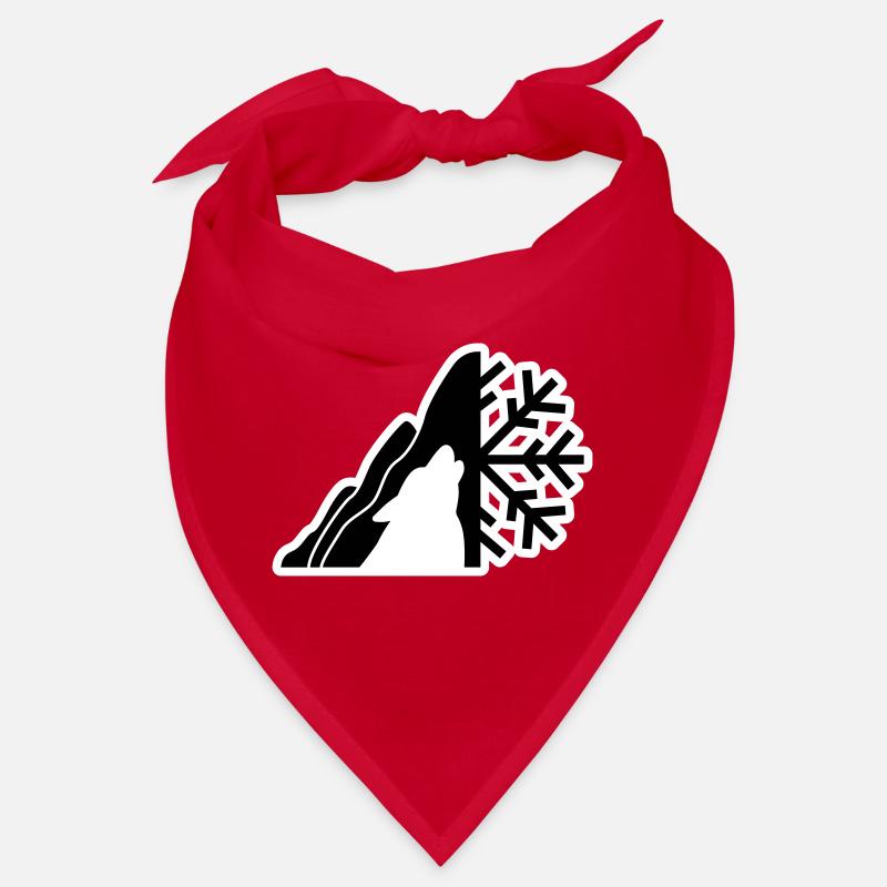Berg-Logo - Bandana - Rot