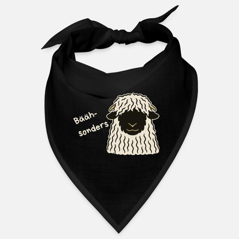Bäähsonders - le mouton à nez noir du Valais Bandana