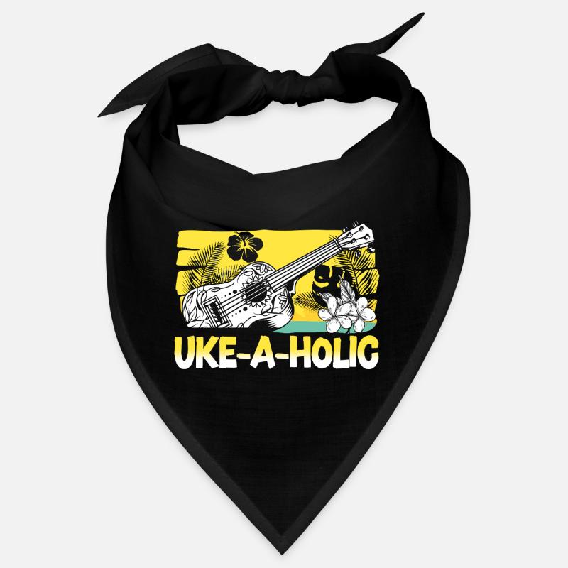 Hawaiian Ukulele Uke Uke-A-Holic Bandana