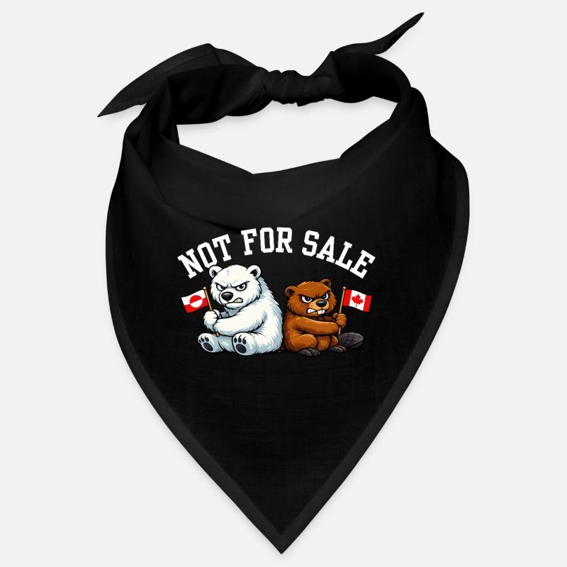 Le Groenland et le Canada ne sont pas à vendre Drôle de design Bandana
