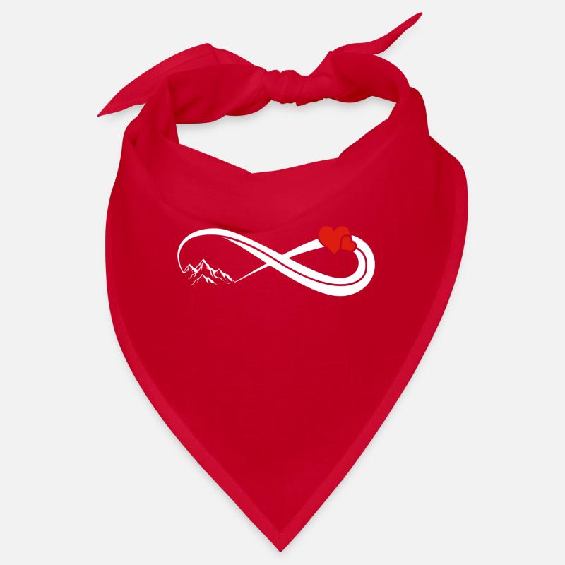 Unendlich Berge Unendlichkeit Zeichen Bandana
