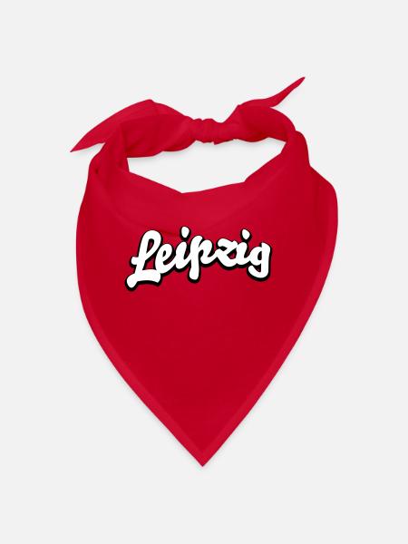 Leipzig | Leipzig gift - Bandana - red - Front