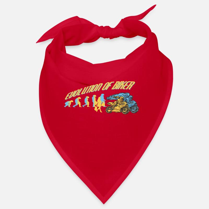 Evolution Motorcyclist Racing Motorcycle Bandana