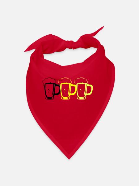 Biergläser - Bandana - Rot - Vorne