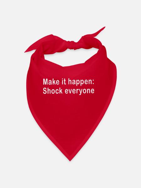 Make it - Bandana - Rot - Vorne