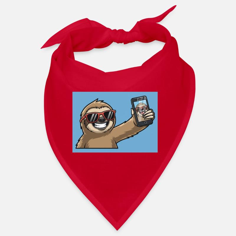 Cool Sloth Selfie Design Bandana