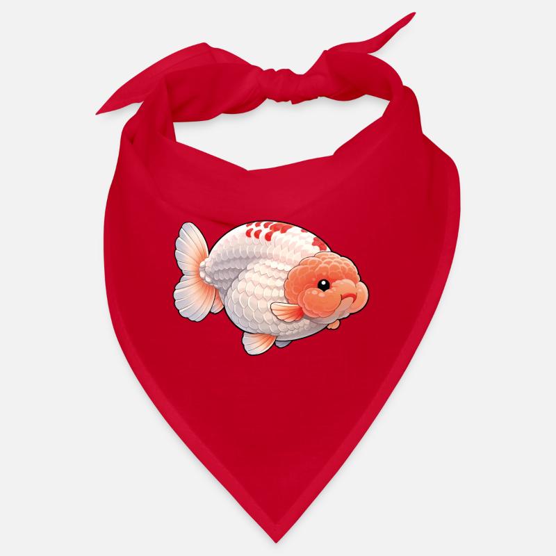 SUPER FAT RANCHU© AAA White Orange Ranchu Goldfish Bandana