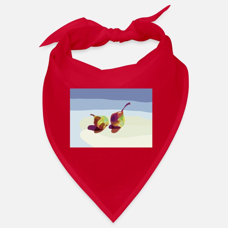 Des poires abstraites sur la plage Bandana