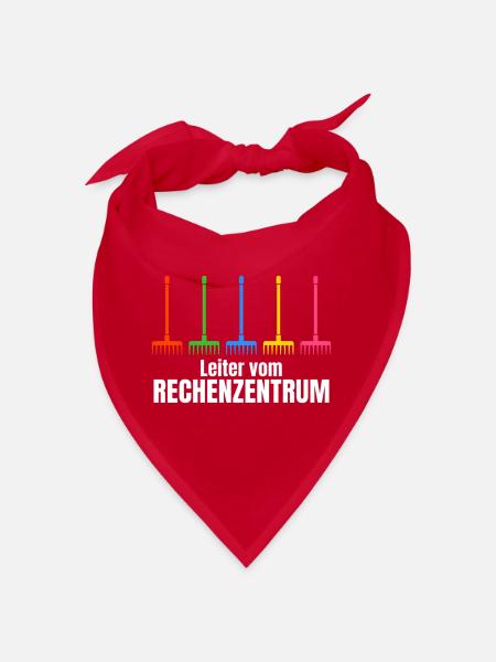 Programmierer Softwareentwickler Coder Sprüche - Bandana - Rot - Vorne