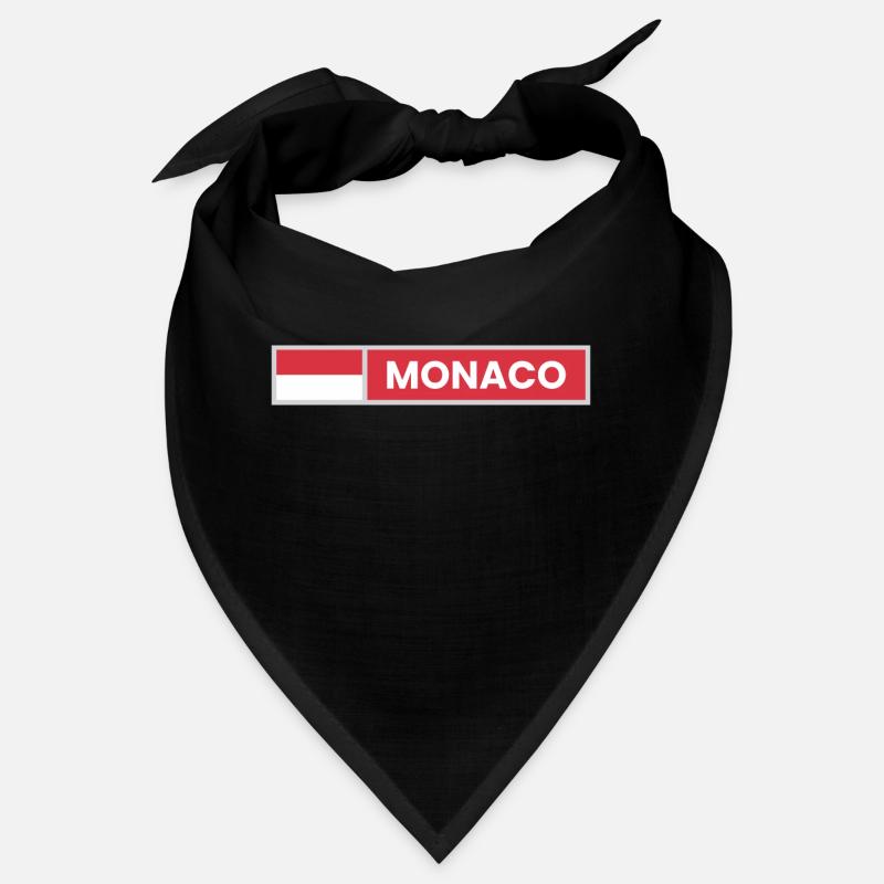 Monaco Flag Bandana