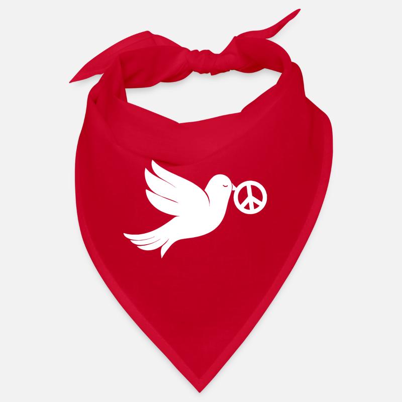 Friedenstaube Peacezeichen Bandana