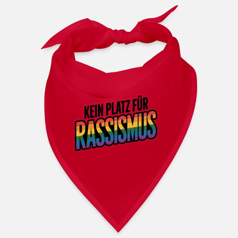 Pas de place pour le racisme - Logo Cool Pride Bandana
