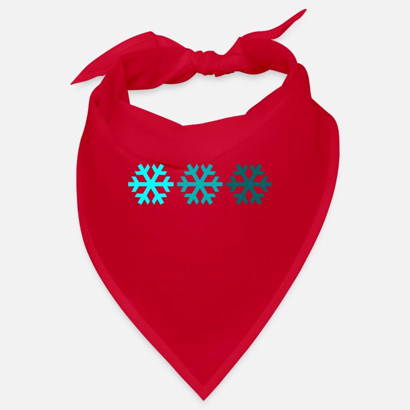 Drei Schneeflocken Bandana