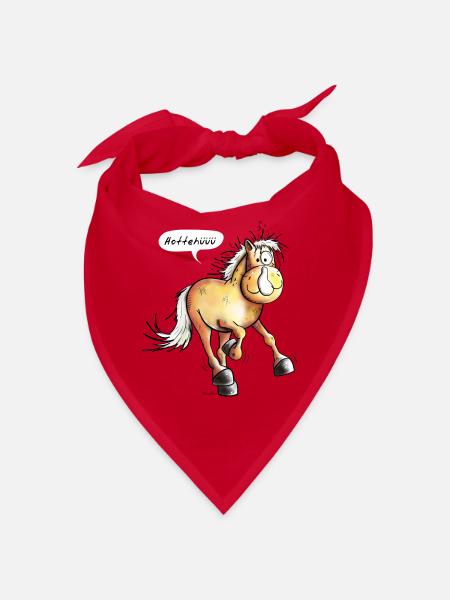 Pferdchen läuft - Pferd - Pferde - Fuchs - Fohlen - Bandana - Rot - Vorne