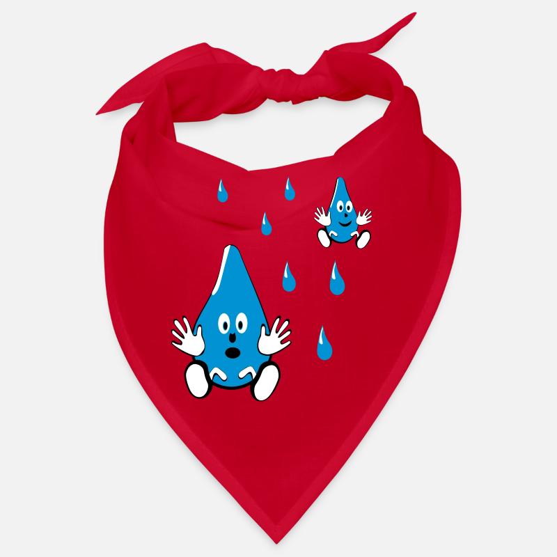 Kleine Wassertropfen Freunde Bandana