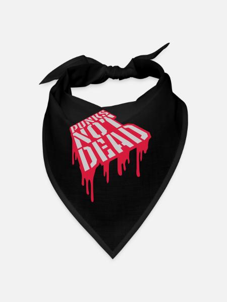 Citer des punks pas morts - Bandana - rouge - Devant