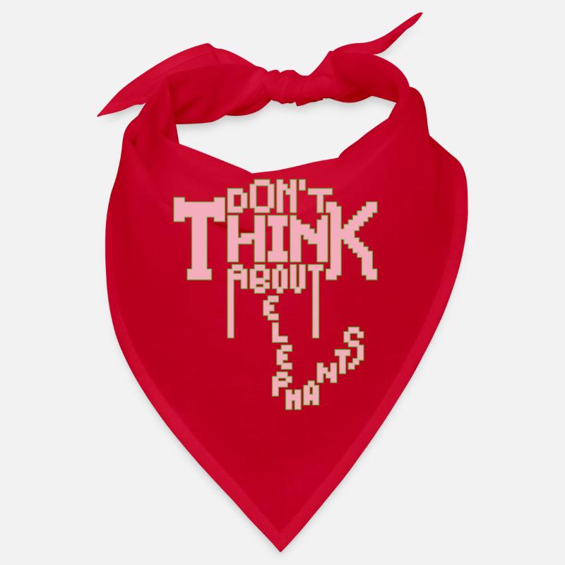 ELEPHANT - Bandana - red