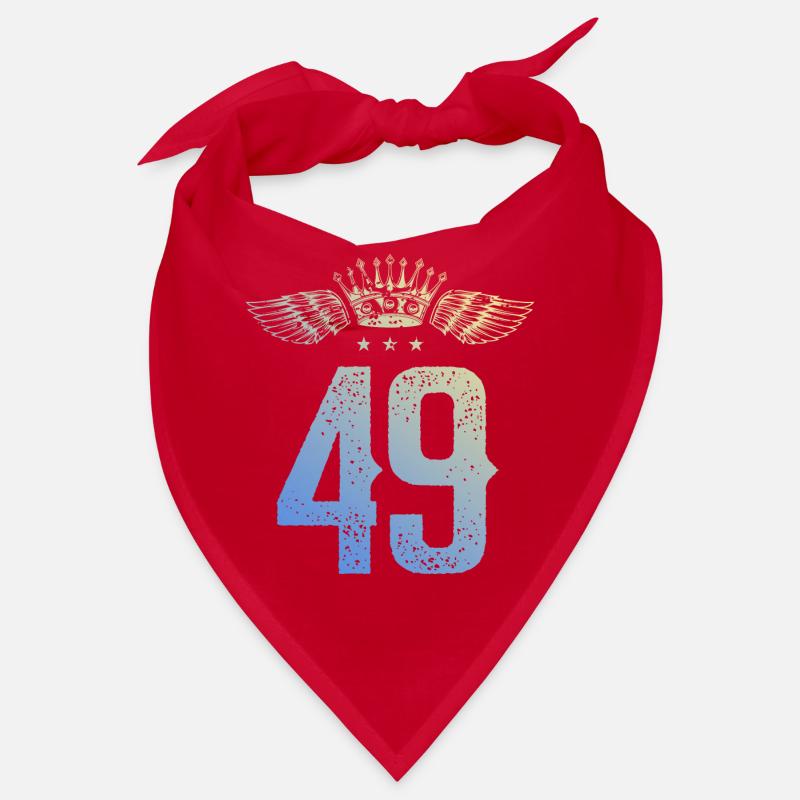 49 Number crown Bandana