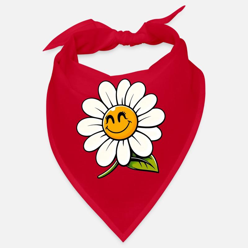 Gänseblümchen - Bandana - Rot