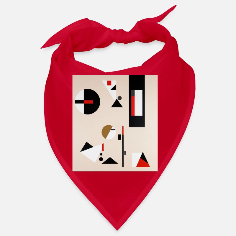 Abstract geometric composition Bandana