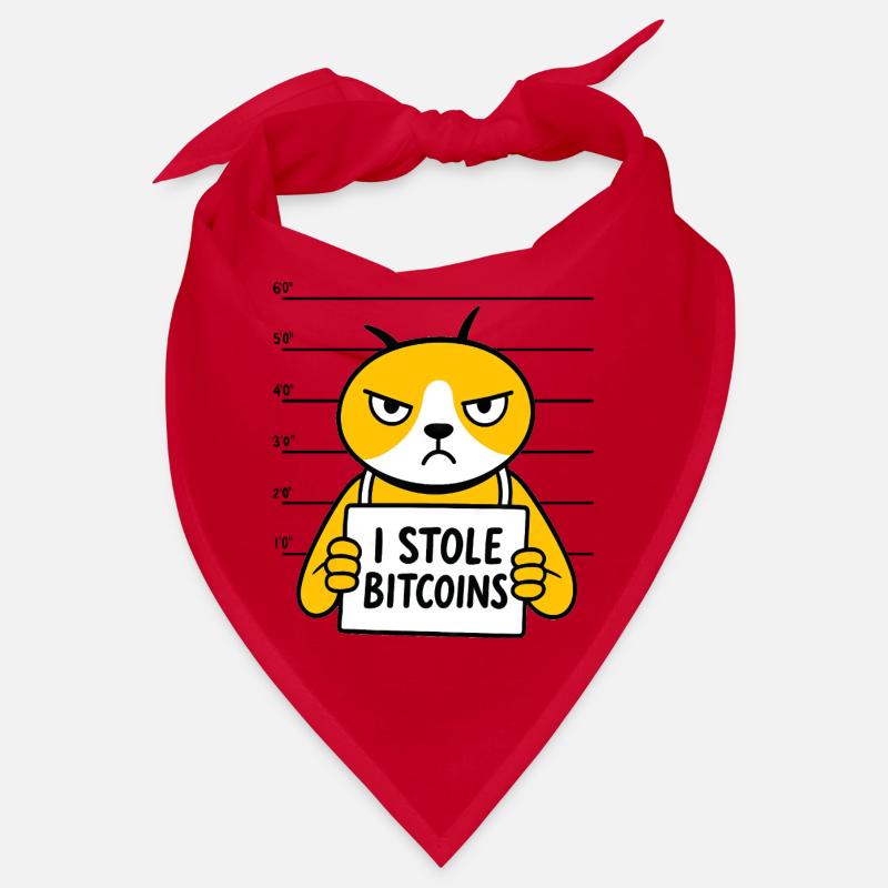 Bitcoin Katze Digitales Geld Lustig Spruch Bandana