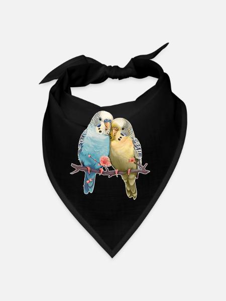Budgies - Bandana - black - Front