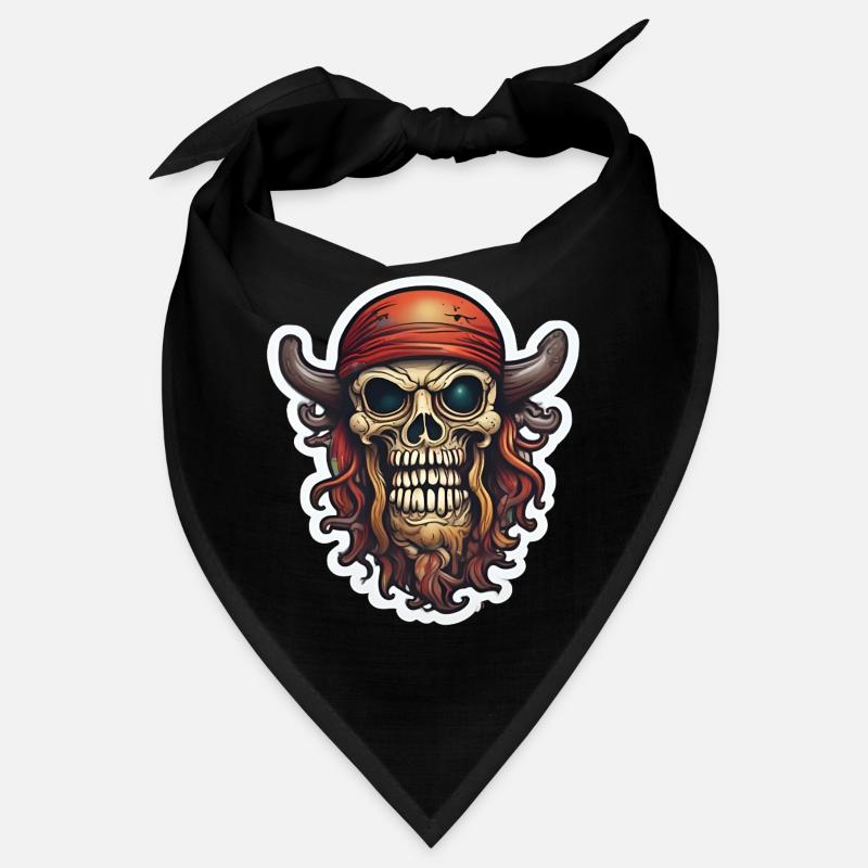 Piratenschädel mit heroischer Chimäre Bandana