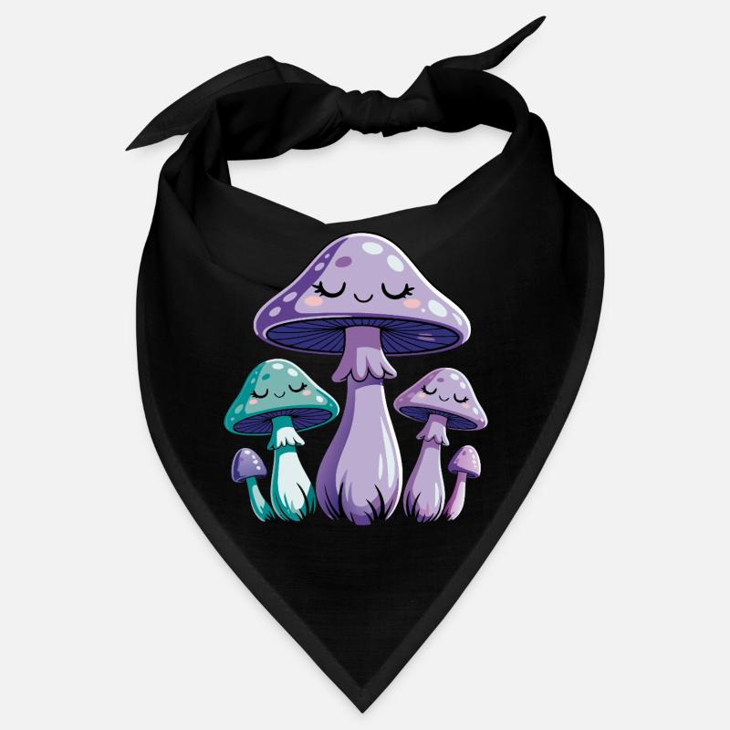 Champignons rêveurs violets Bandana